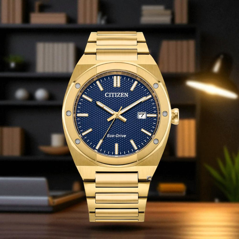 CITIZEN 星辰 Men's Sport 光動能腕錶 男錶 手錶 金色-40mm BM7662-59L