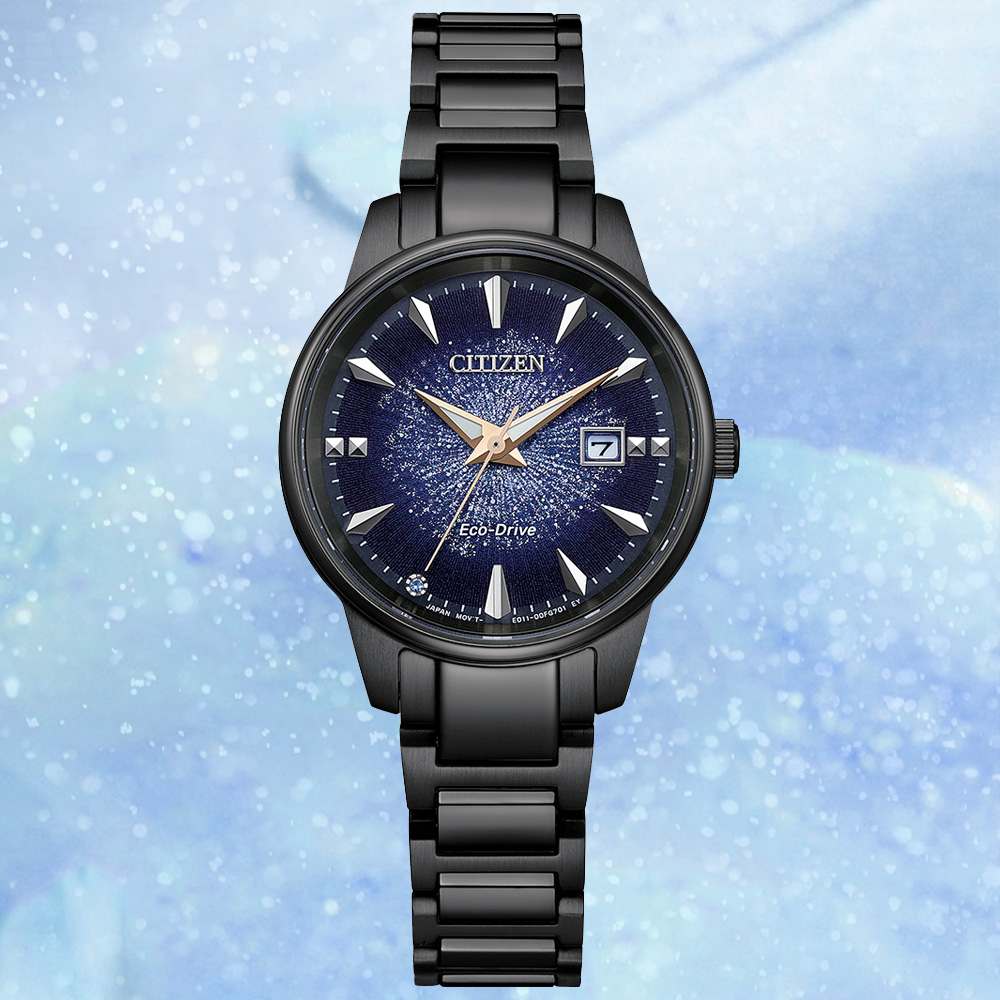 CITIZEN 星辰 PAIR系列 銀河宙光 光動能時尚腕錶 錶 週年慶 雙11 EW2595-81M