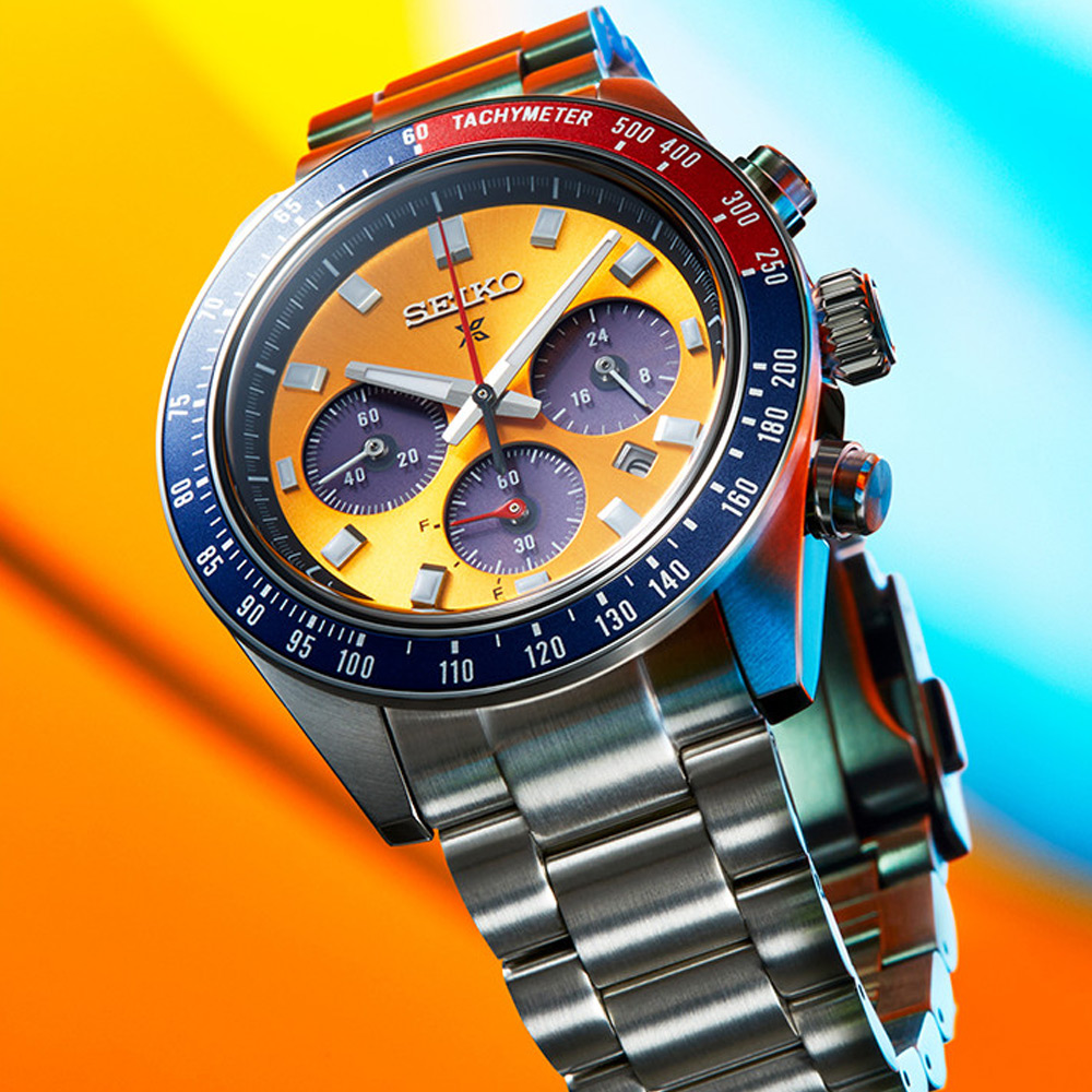 SEIKO 精工 Prospex SPEEDTIMER 復刻版太陽能計時腕錶-V192-0AH0Y/SSC947P1_SK040