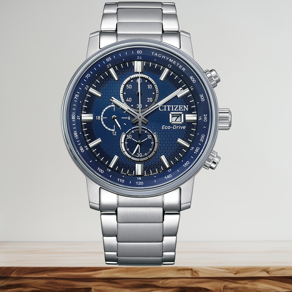 CITIZEN 星辰 亞洲限定 光動能計時手錶-43mm CA0840-87L