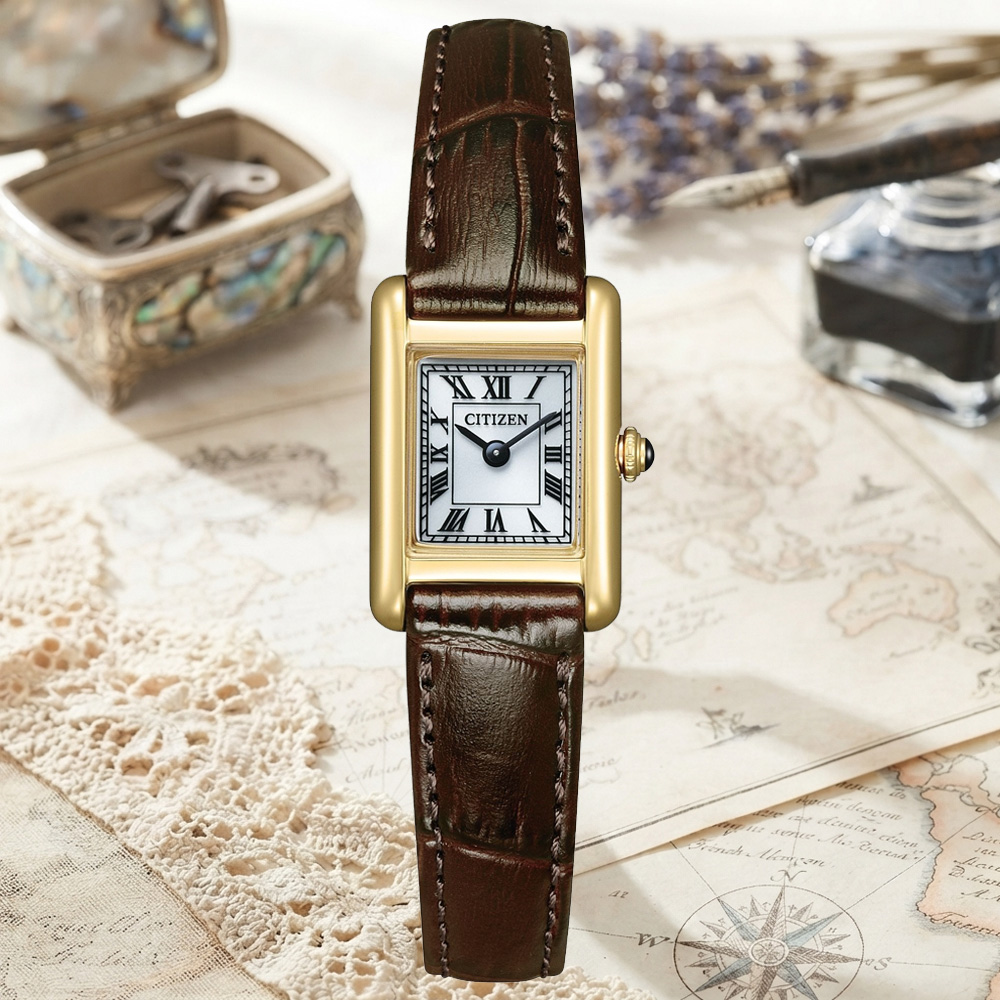 CITIZEN 星辰 LADYS 光動能 時尚腕錶錶 錶 週年慶 雙11 EG2797-13A