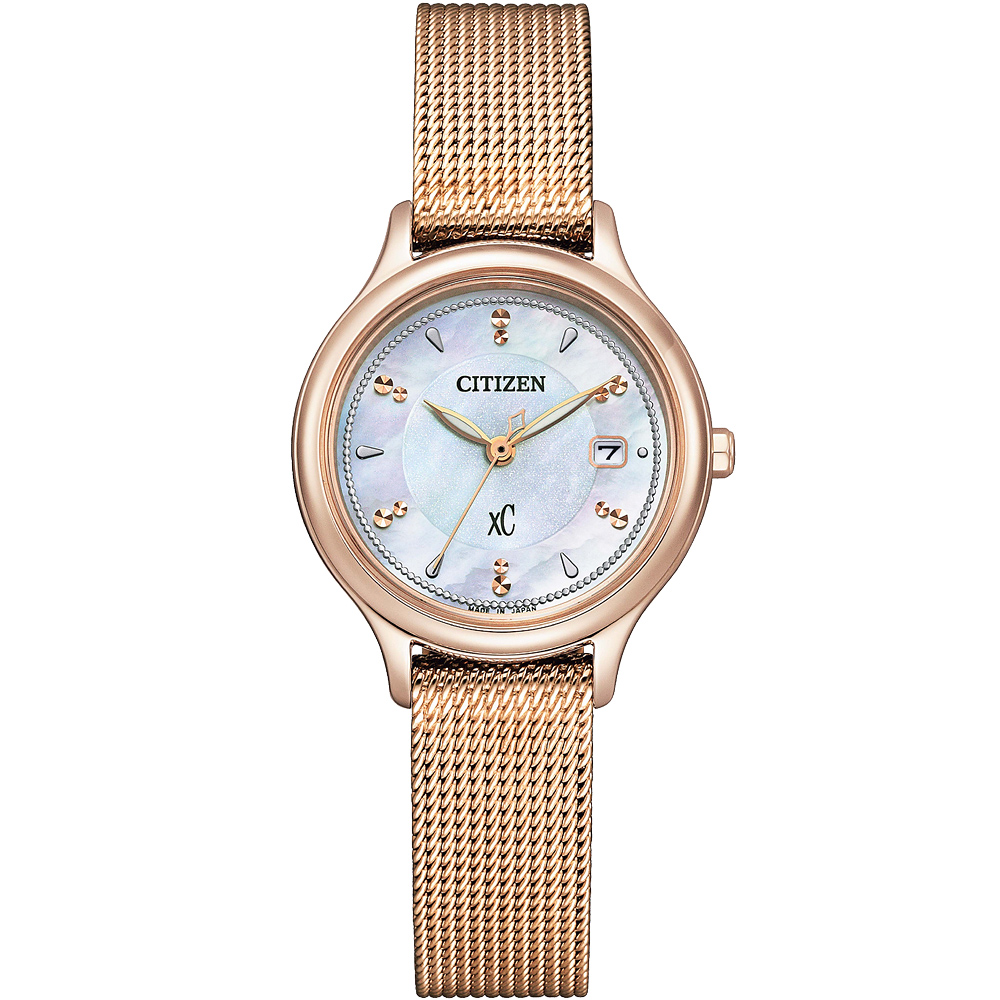 CITIZEN 星辰 XC 亞洲限定 七夕情人節推薦款 光動能米蘭女錶 周年慶獻禮 EW2635-54X