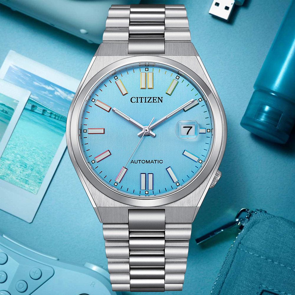 CITIZEN 星辰 Mechanical系列 TSUYOSA 韋禮安款 時尚機械腕錶 錶 週年慶 雙11 40mm/NJ0151-53L