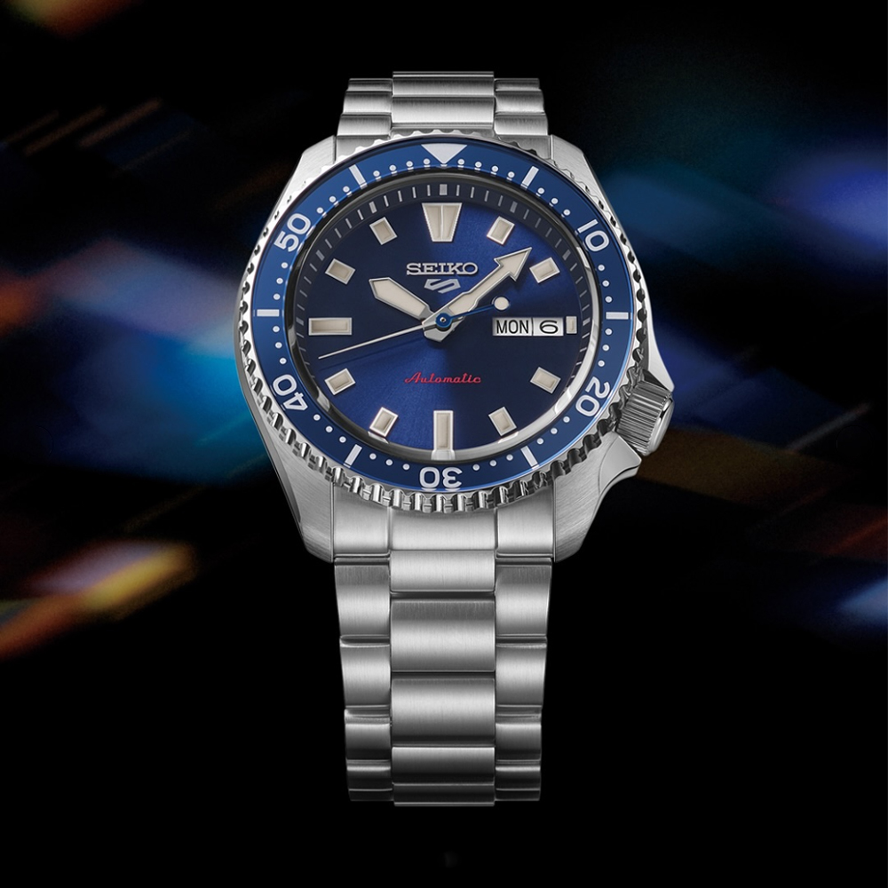 SEIKO 精工 5 SPORTS 廣告款 SKX 復刻機械腕錶 錶 週年慶 雙11 (4R36-17K0B/SRPL83K1)