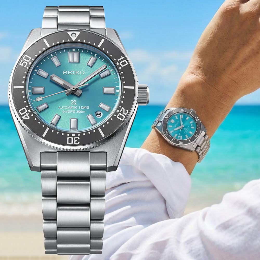 SEIKO 精工 PROSPEX系列 1965 愛海洋限量款 沖繩 機械腕錶 錶 週年慶 雙11 (6R55-00T0B/SPB545J1)