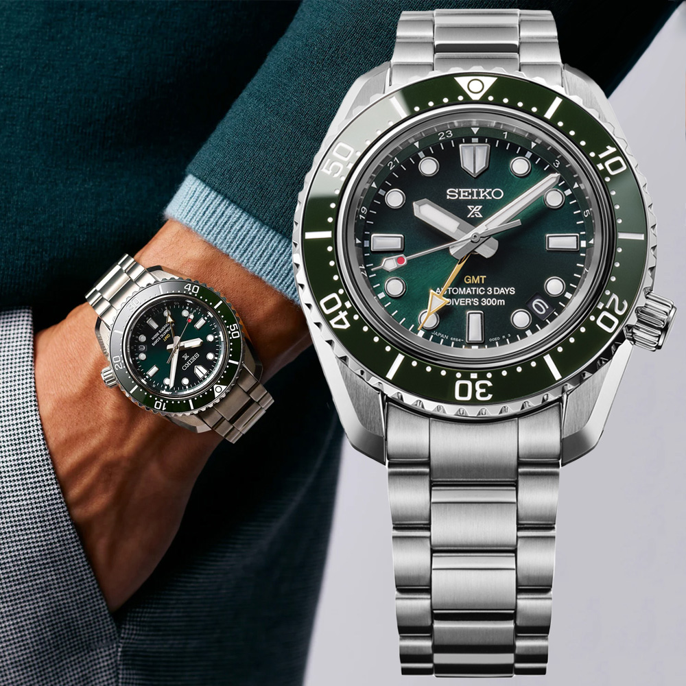 SEIKO 精工PROSPEX 大谷翔平三日鍊陶瓷圈GMT潛水機械腕錶推薦送禮畢業