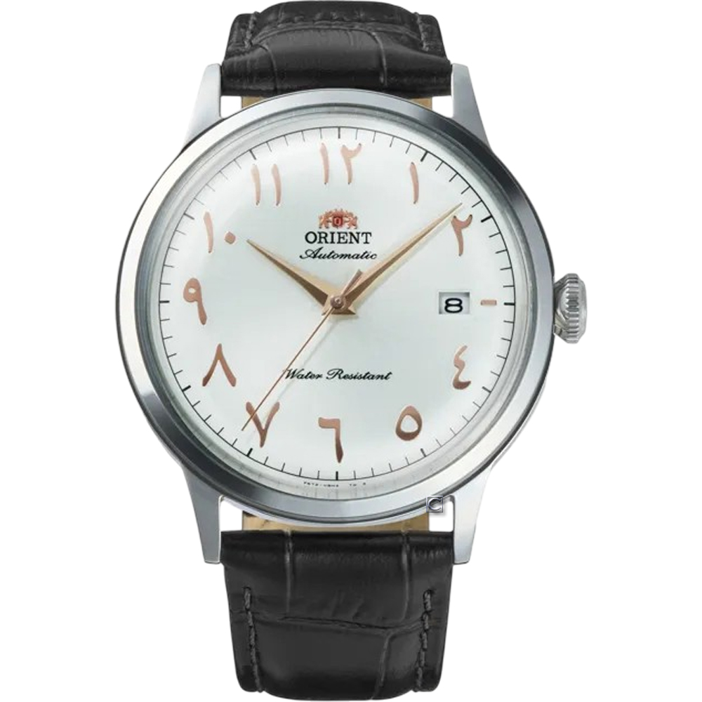 ORIENT 東方 Bambino 爪夷文時標機械腕錶-40.5mm白 RA-AC0038S