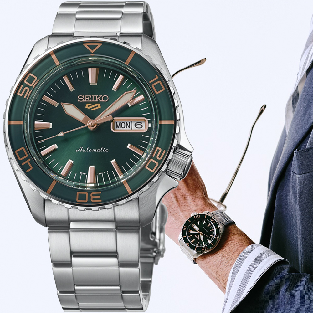 SEIKO 精工 5 Sports SKX 經典運動設計機械錶 百貨周年慶-42.5mm(HDB005/4R36-16D0G)
