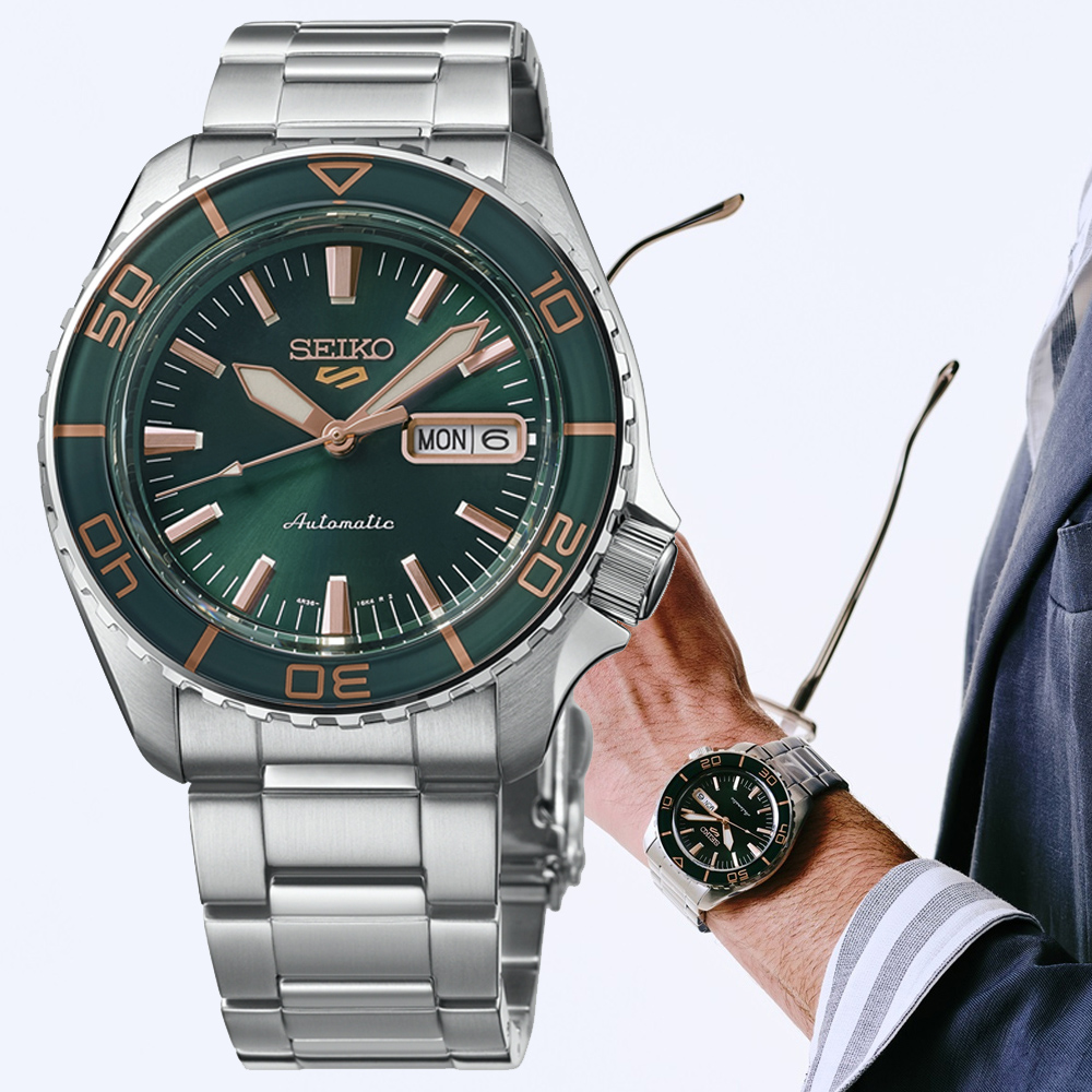 SEIKO 精工 5 SPORTS系列 SKX 運動風格 機械腕錶 錶 週年慶 雙11 (4R36-16D0G/HDB005K1)