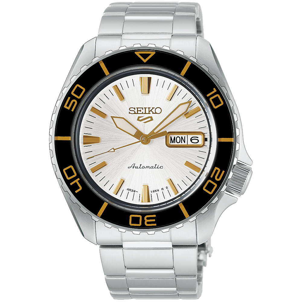 SEIKO 精工 5 Sports SKX 潛水風格復刻版機械錶/銀/42.5mm (4R36-16D0S-/HDB004K1)SK003
