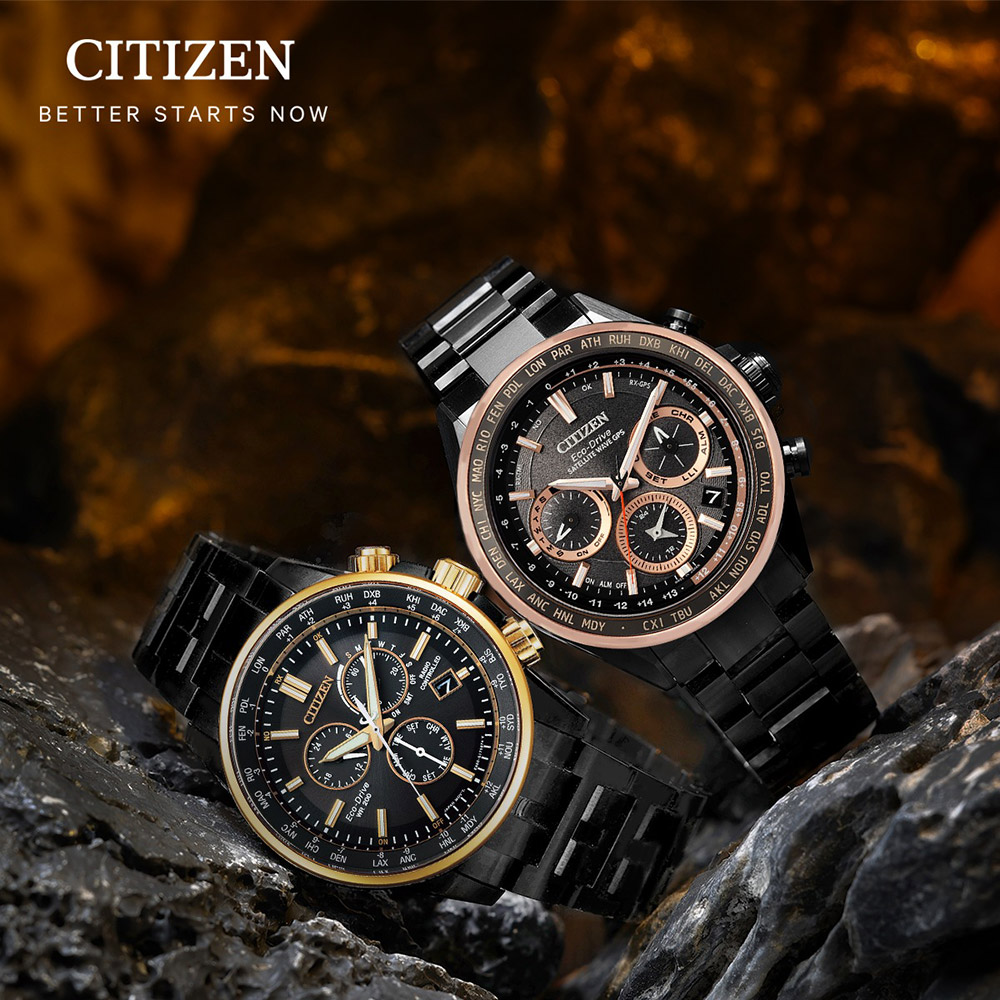 CITIZEN 星辰亞洲限定光動能電波計時手錶母親節送禮CB5888-87E
