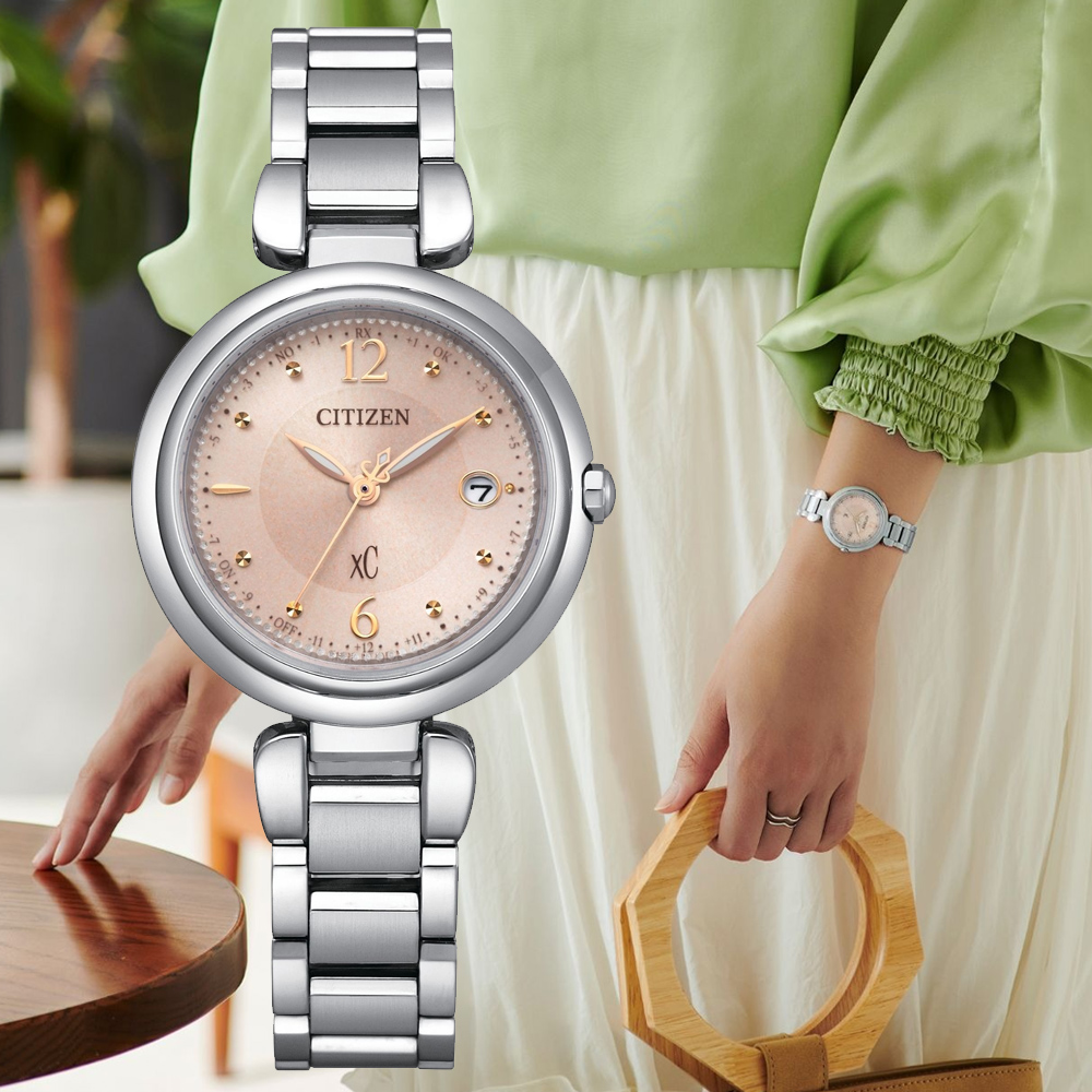 CITIZEN 星辰 xC 光動能 電波鈦金屬腕錶 錶 週年慶 雙11 ES9460-88W