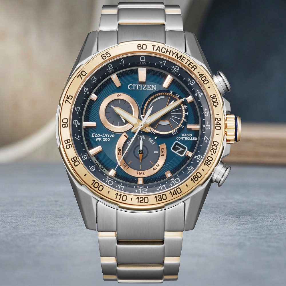 CITIZEN 星辰 GENTS 光動能 電波計時腕錶 錶 週年慶 雙11 CB5916-59L