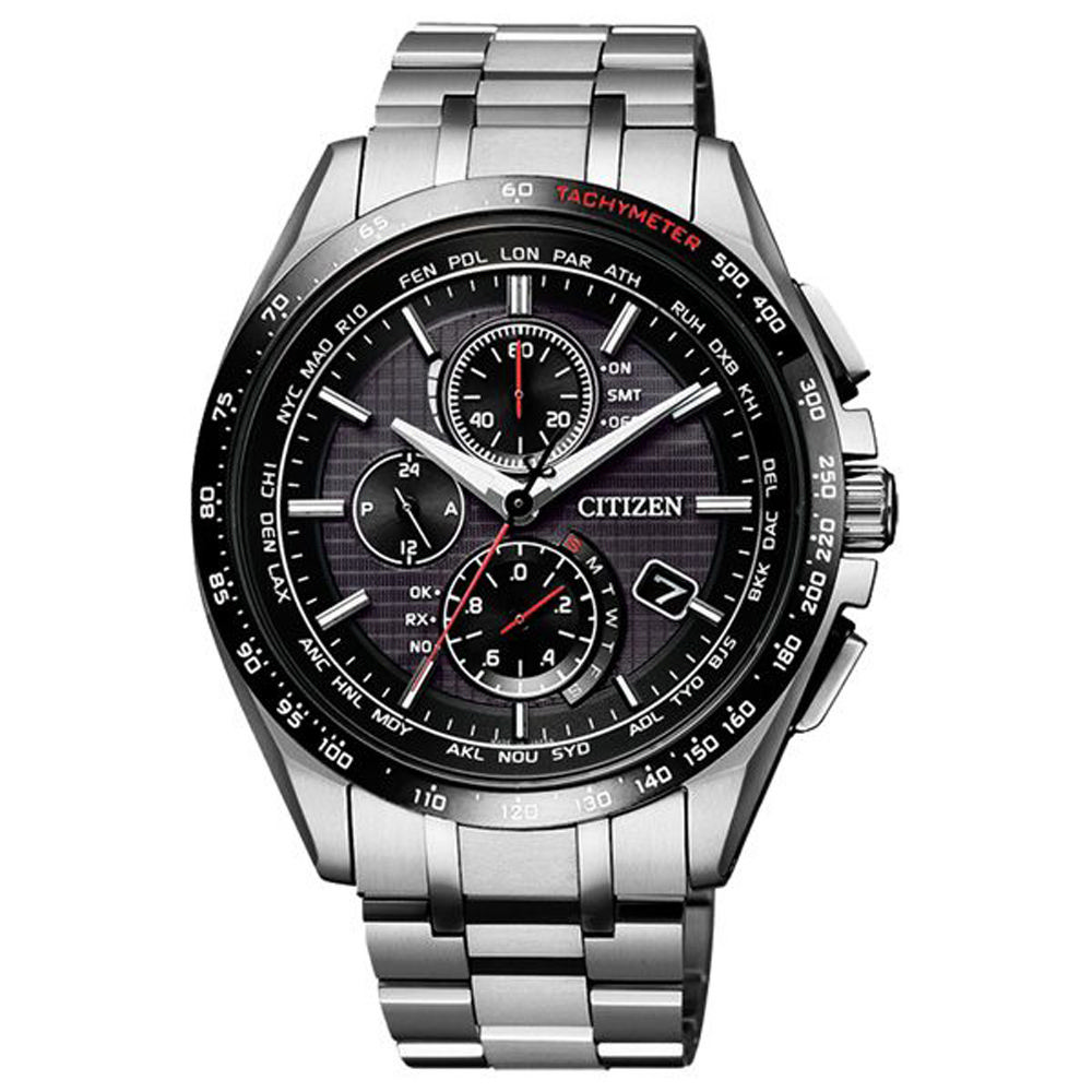 CITIZEN 星辰冒險續航鈦金屬電波男錶-AT8144-51E - PChome 24h購物