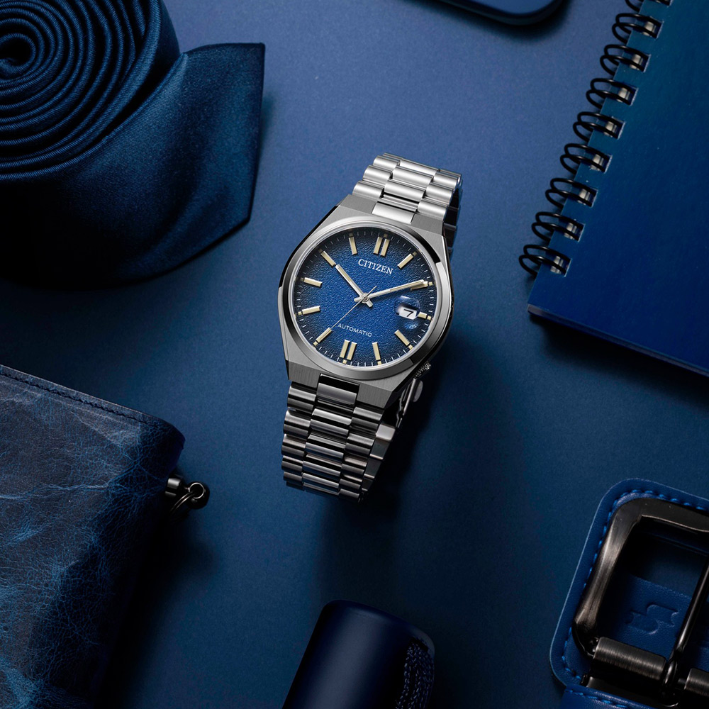CITIZEN 星辰 Mechanical 漸層藍 機械錶/NJ0151-88L/40mm(其他規格)