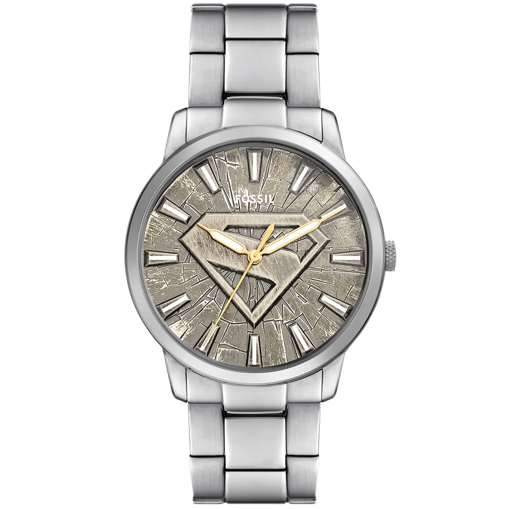 FOSSIL x 超人限量聯名手錶Superman 英雄S套錶-42mm(LE1207SET