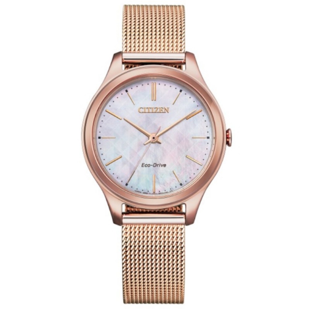 CITIZEN 星辰 LADY'S 光動能時尚米蘭腕錶 32MM (EM0508-80Y)
