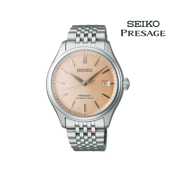 SEIKO 精工 SPB467J1 Presage 絲綢感 日期機械錶 40.2mm 6R55-00H0P 公司貨