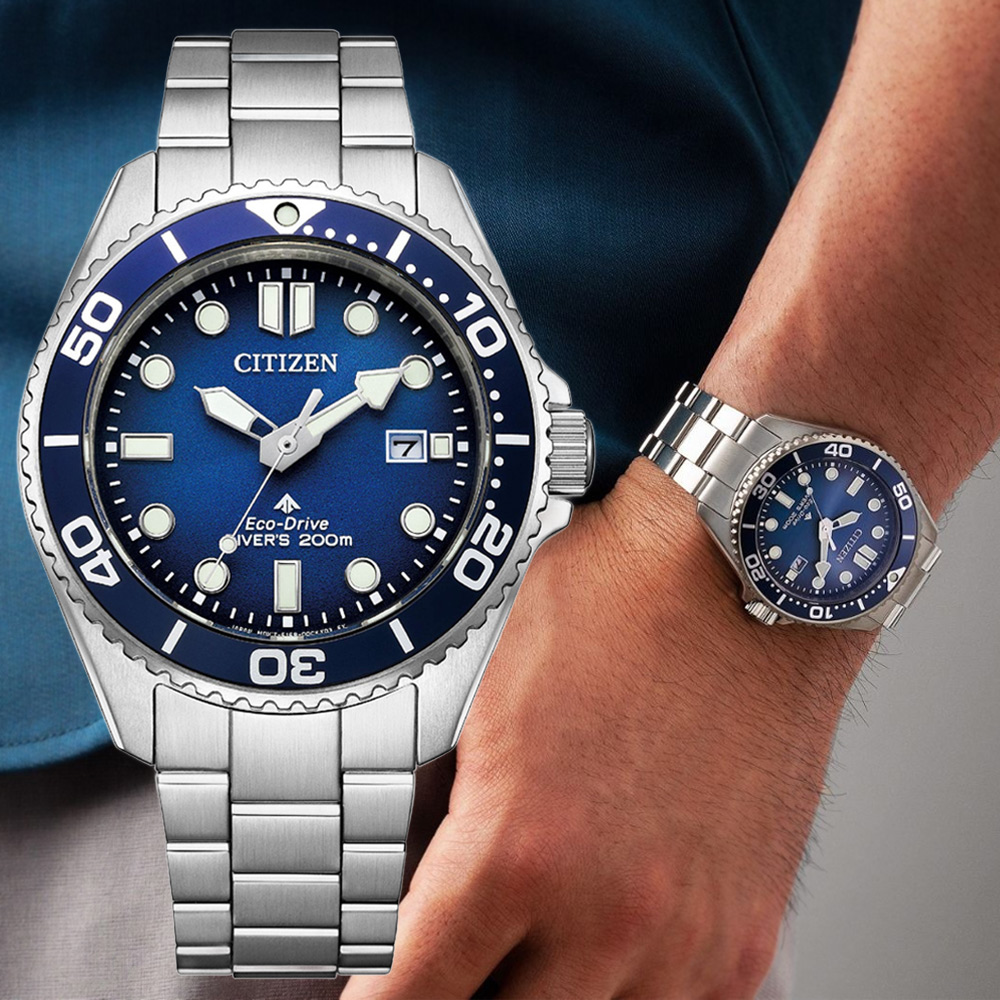 CITIZEN 星辰 Promaster 光動能 200米潛水錶 男錶 手錶 BN0260-54L 送禮 禮物 推薦