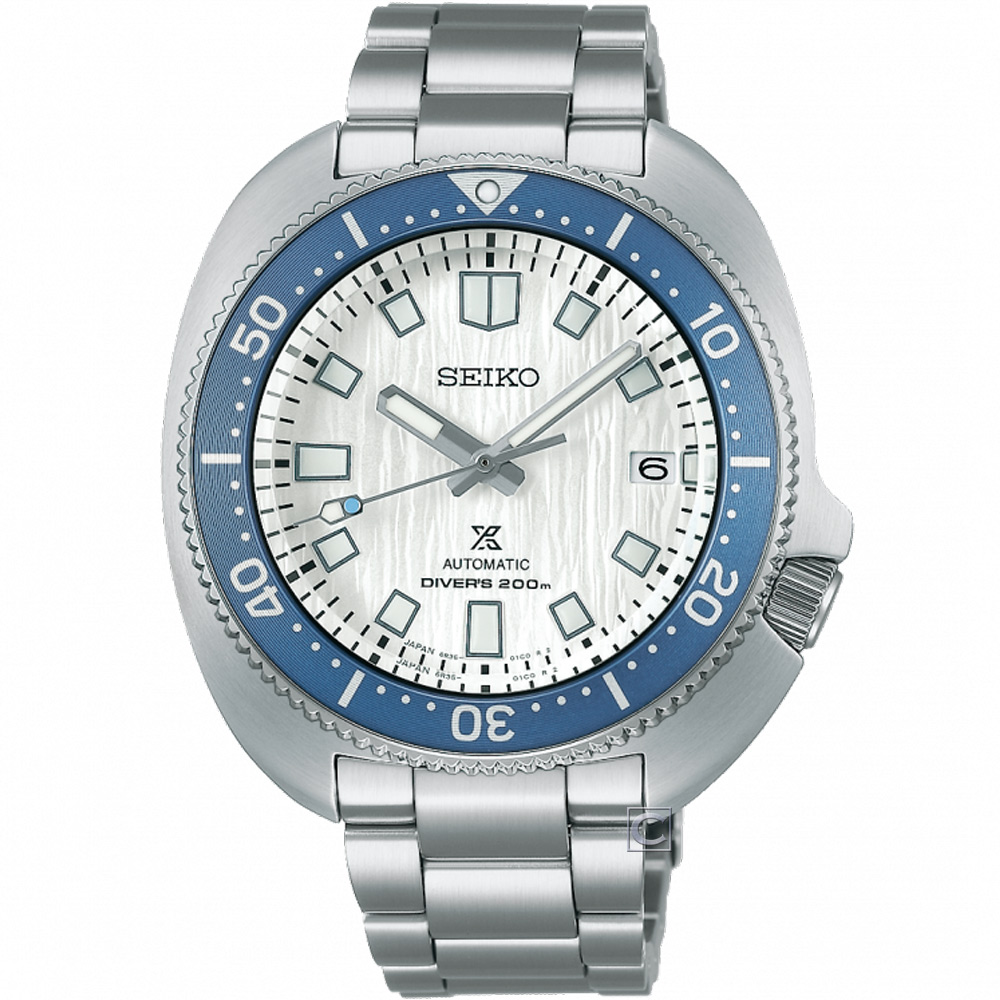 SEIKO 精工 Prospex 白色冰川200米機械潛水錶 SPB301J1/6R35-02A0B