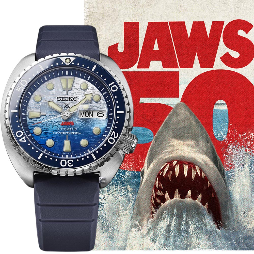 SEIKO 精工 Prospex 潛水《大白鯊》50週年限量紀念腕錶-45mm 4R36-17H0B.SRPL81K1_sk043