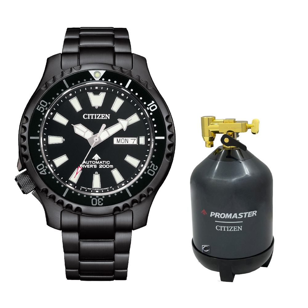CITIZEN 星辰 Promaster鋼鐵河豚EX Plus 亞洲限量潛水機械錶 NY0135-80E