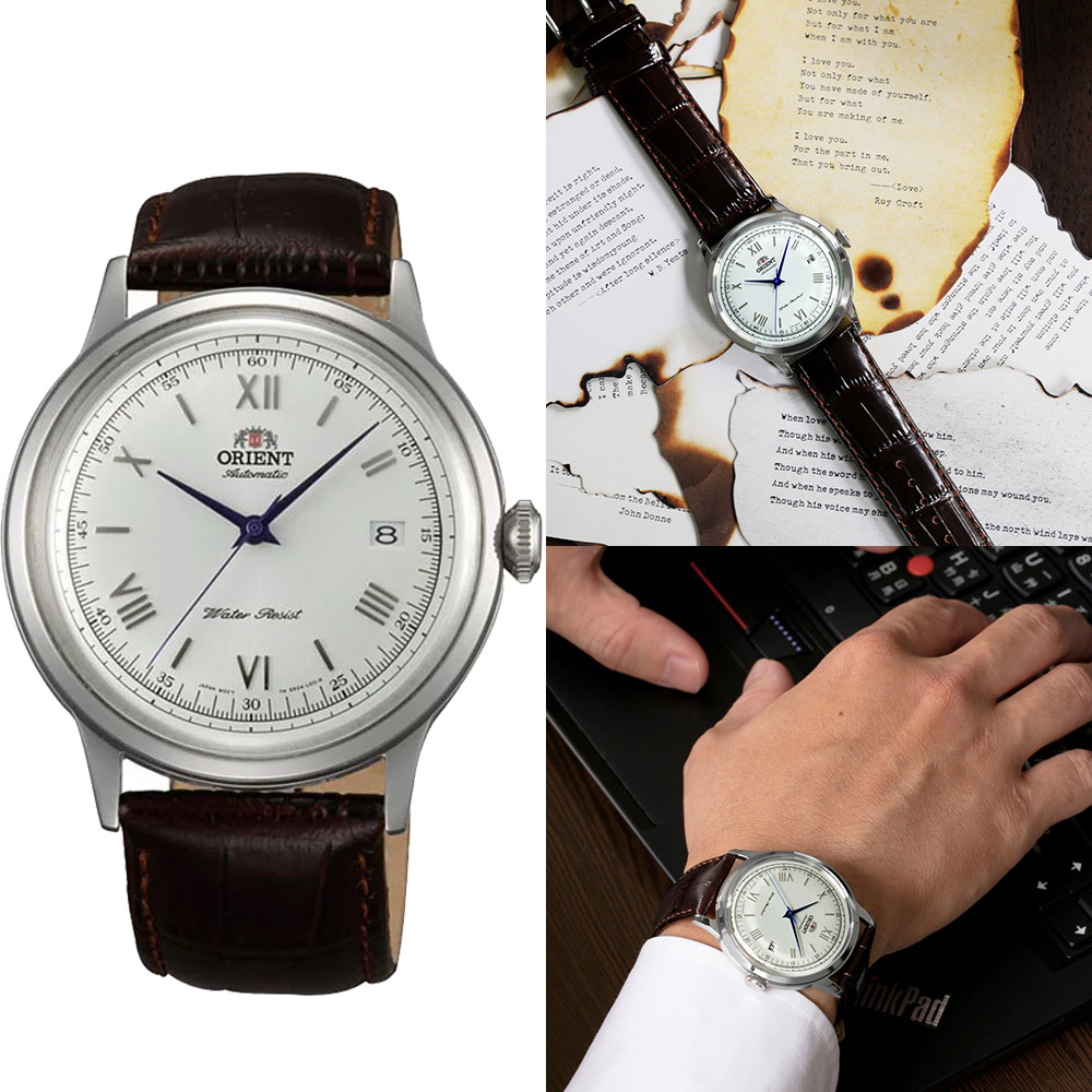 ORIENT 東方 錶 Date 系列 羅馬競技場機械錶-40.5mm FAC00009W