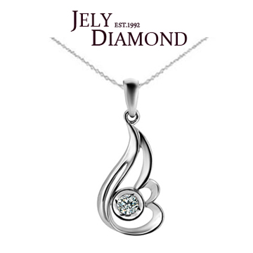 JELY Angels Wing 10分美鑽墜鍊