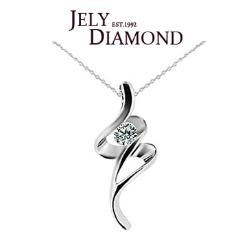 【JELY】綺麗旅程10分天然鑽石項鍊