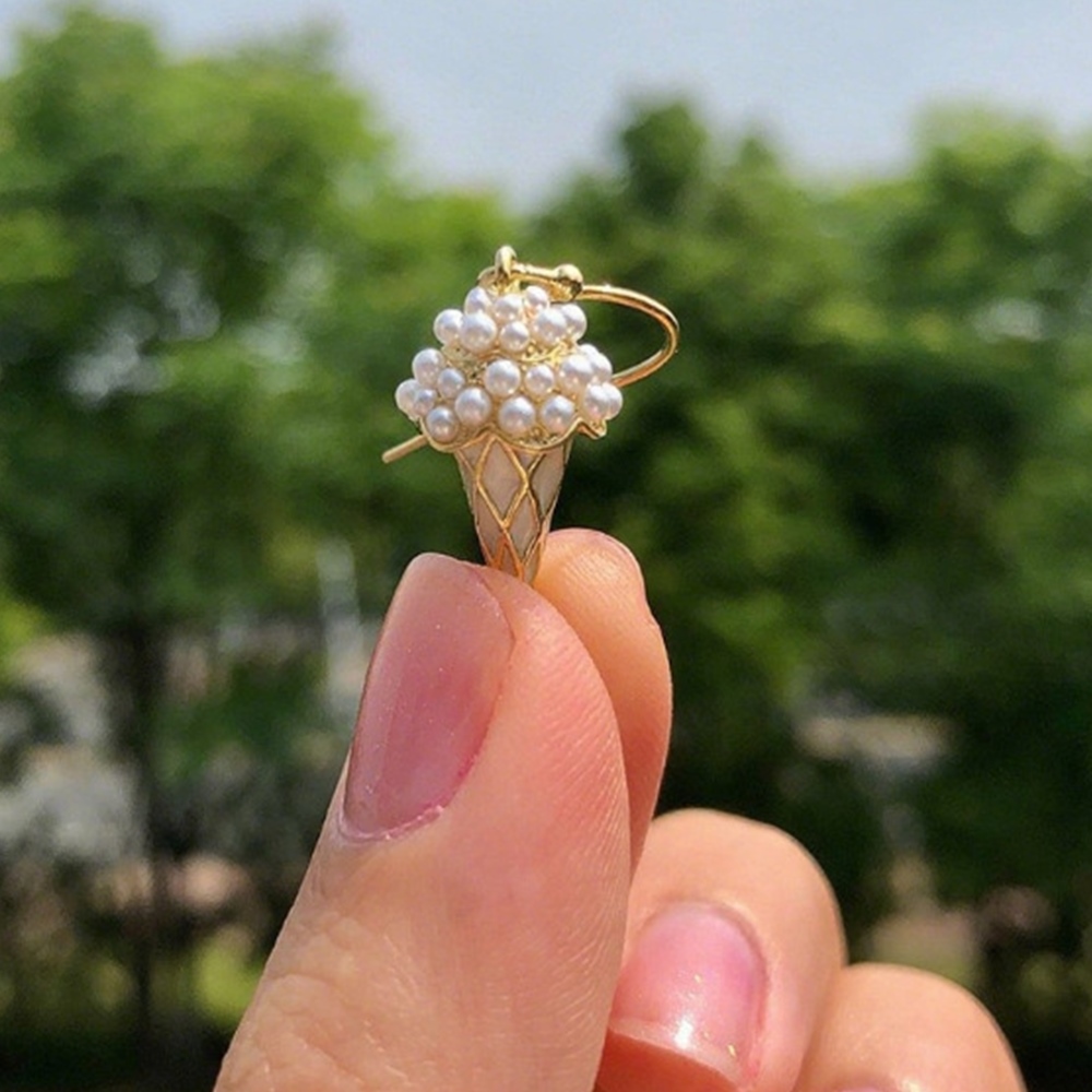 小島 珍珠耳針穿式耳釘925純銀針式耳環-1對入