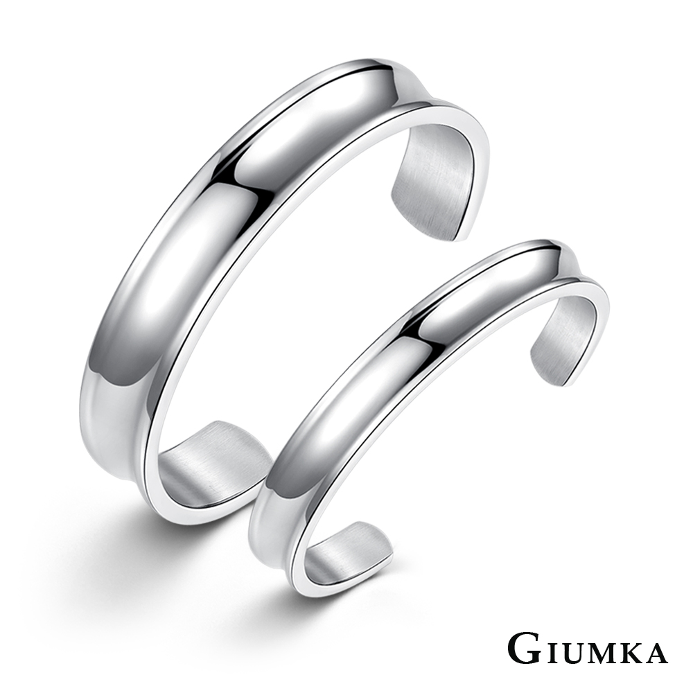 GIUMKA 情侶手環C型低敏亮面