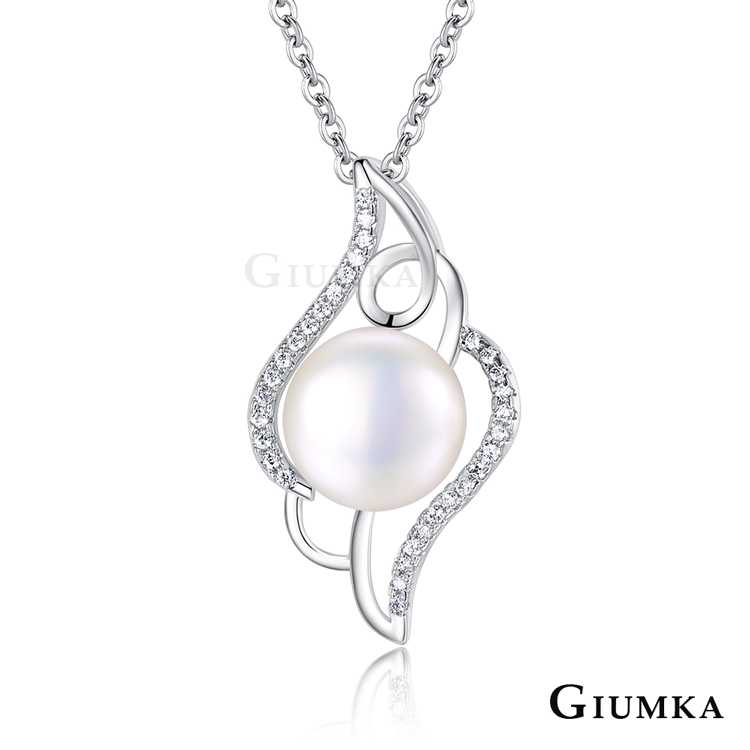 GIUMKA 天然淡水珍珠 風姿物語項鍊 精鍍正白K 母親節禮物首選推薦 單個價格 MN09020