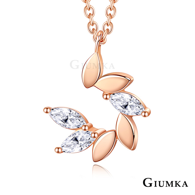 GIUMKA 925純銀項鍊月桂葉閨蜜禮物勝利在望