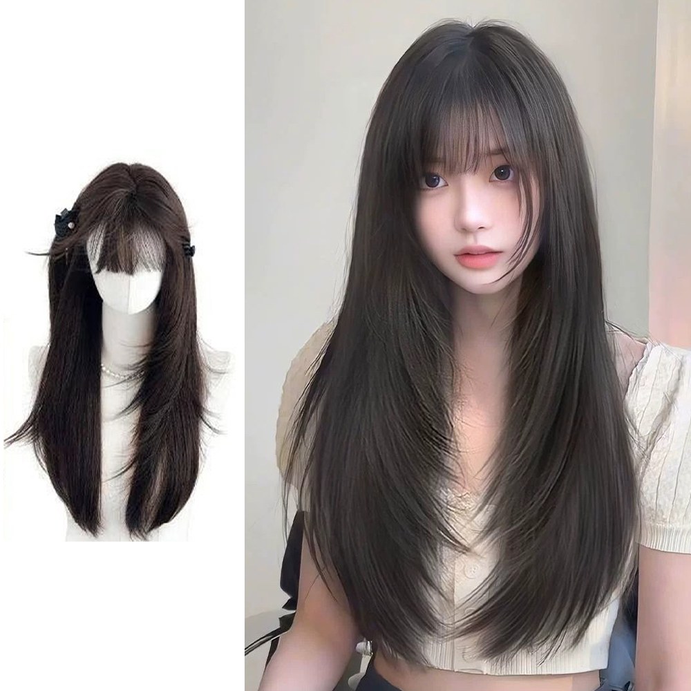 LEEHER 女生假髮 假髮 頭頂補髮片 瀏海假髮 高層次假髮 增髮量 073
