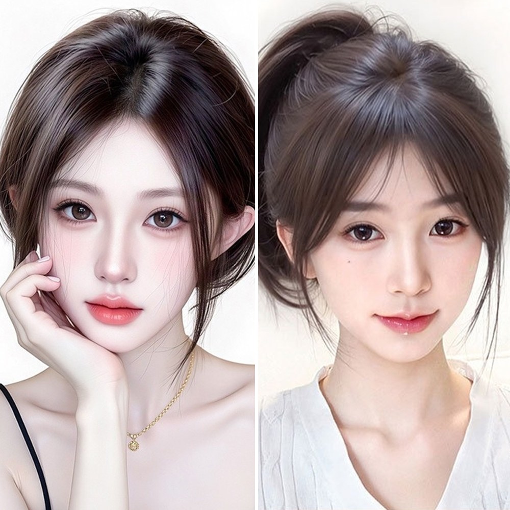 LEEHER 髮片 無痕假髮片 頭頂補髮片 假髮 飾品 配飾 瀏海髮片 補髮片 286