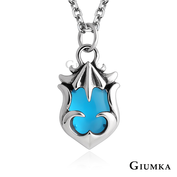 GIUMKA 項鍊個性客製刻字送男生禮物神秘徽章
