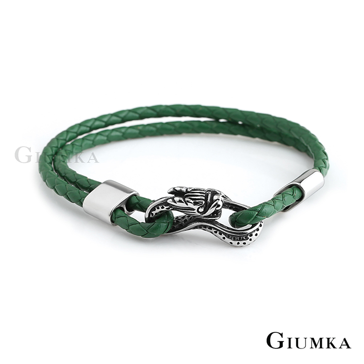 GIUMKA 編織皮手鍊開運