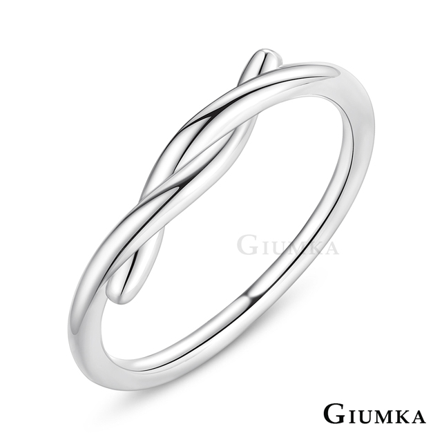 GIUMKA 戒指女-防小人尾戒-交叉-閨蜜禮物