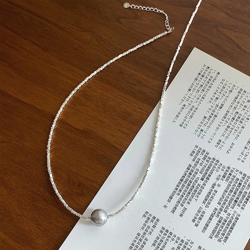 KT DADA 采宸流行精品館 925純銀項鍊 精品 高級感 鎖骨鏈 珍珠項鍊 設計感 項鏈 個性 063