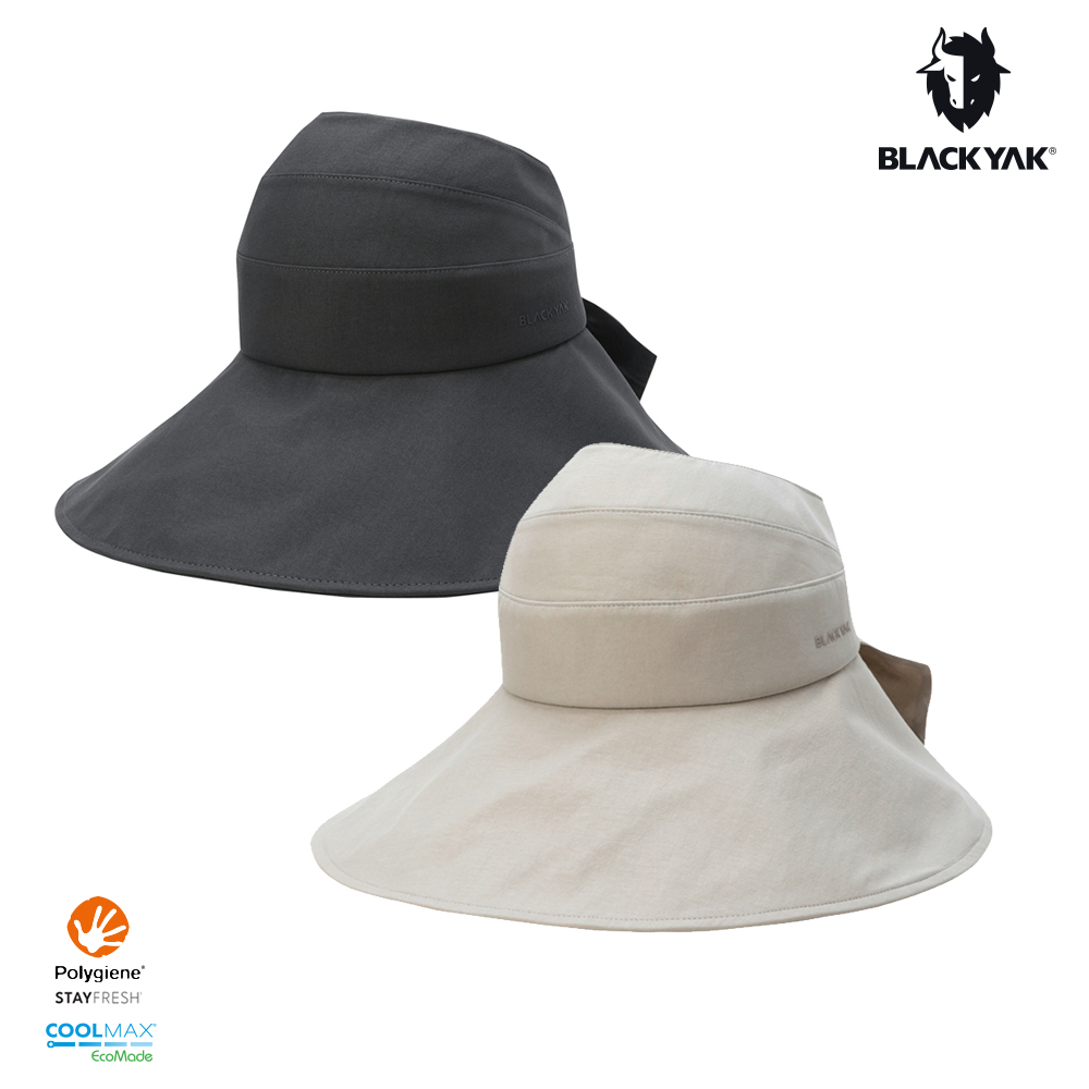 BLACKYAK 女 寬帽簷中空遮陽帽(2色)-吸濕排汗 抑菌抗臭 寬帽簷 戶外 遮陽帽 BYFB1WAF04