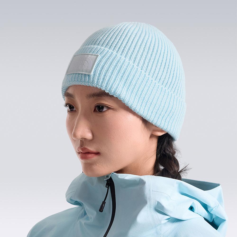 The North Face 北面 TNF LOGO BOX CUFFED BEANIE 男女 保暖針織毛帽 NF0A8CHENN4