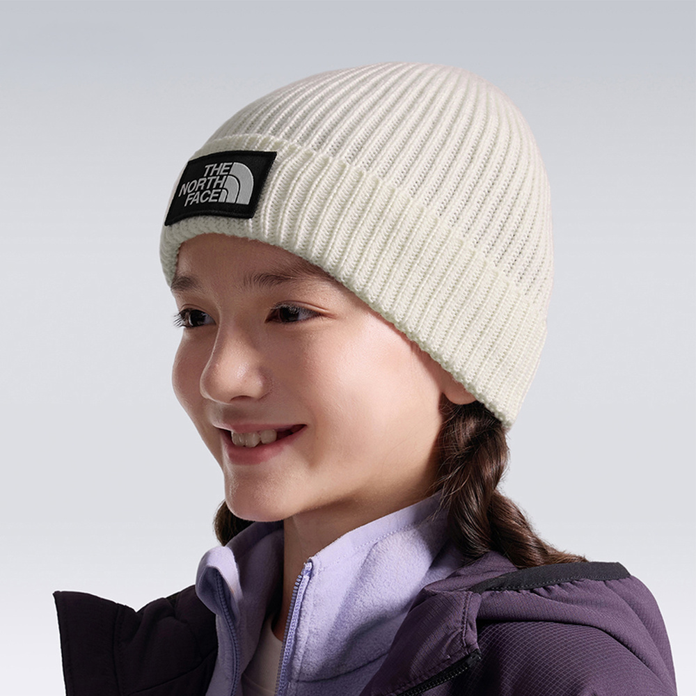 The North Face 北面 KIDS TNF LOGO BOX CUFFED BEANIE 中大童 保暖帽 NF0A8CGUQLI
