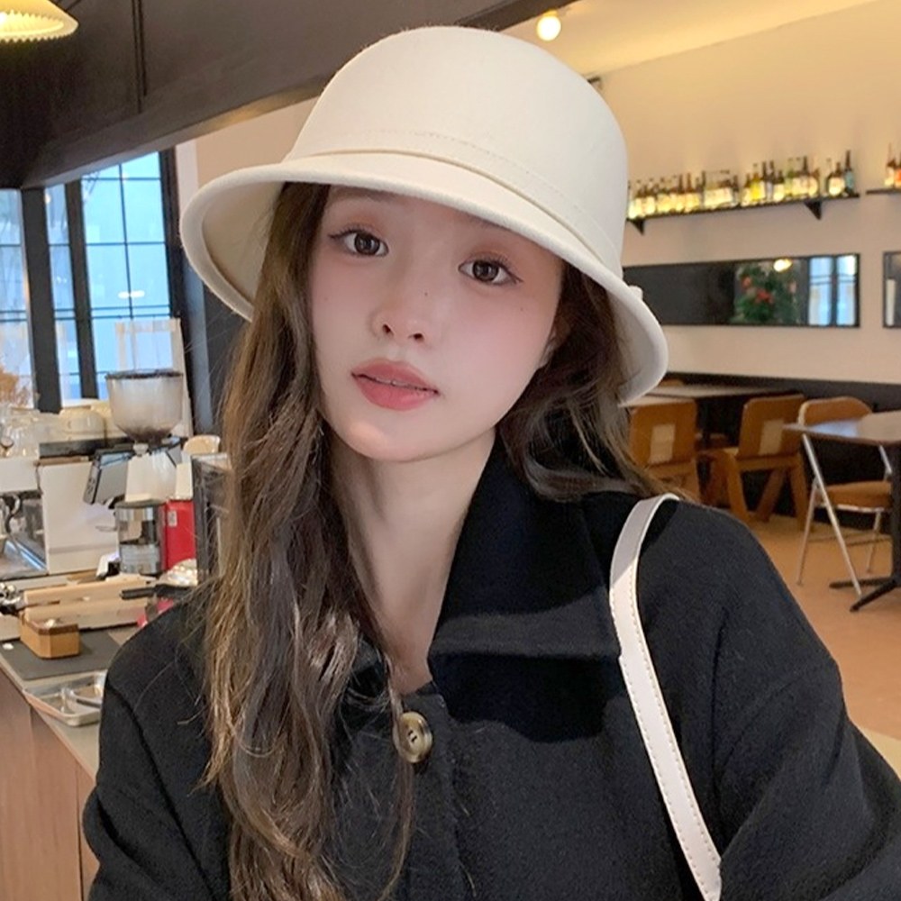 LEESA 凱莉流行商品館 秋冬款 小禮帽 休閒帽 小香風 法式 女帽 女生帽子 漁夫帽 赫本風 044