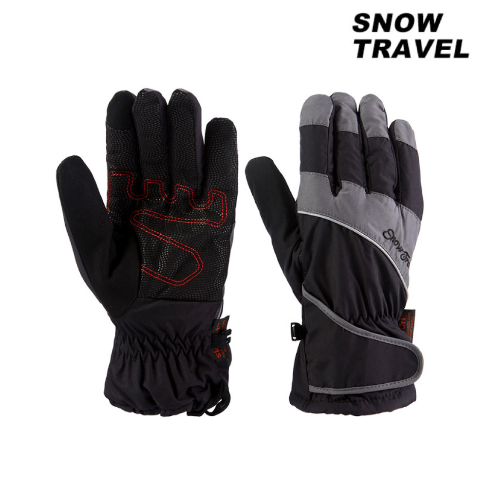 SNOW TRAVEL 雪之旅 英國Ski-Dri 觸控保暖手套 AR-73 / 黑 M