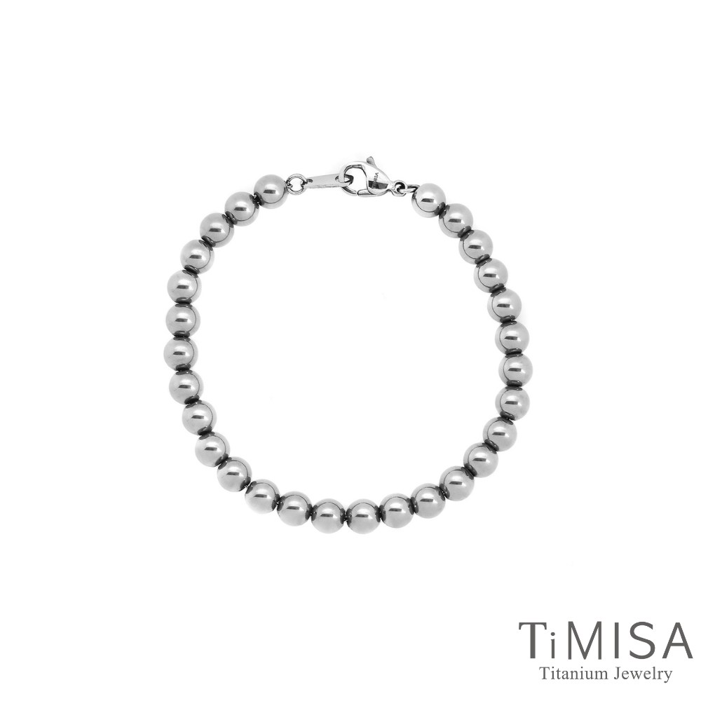 TiMISA 純鈦美學 《鈦珍珠M》純鈦手鍊