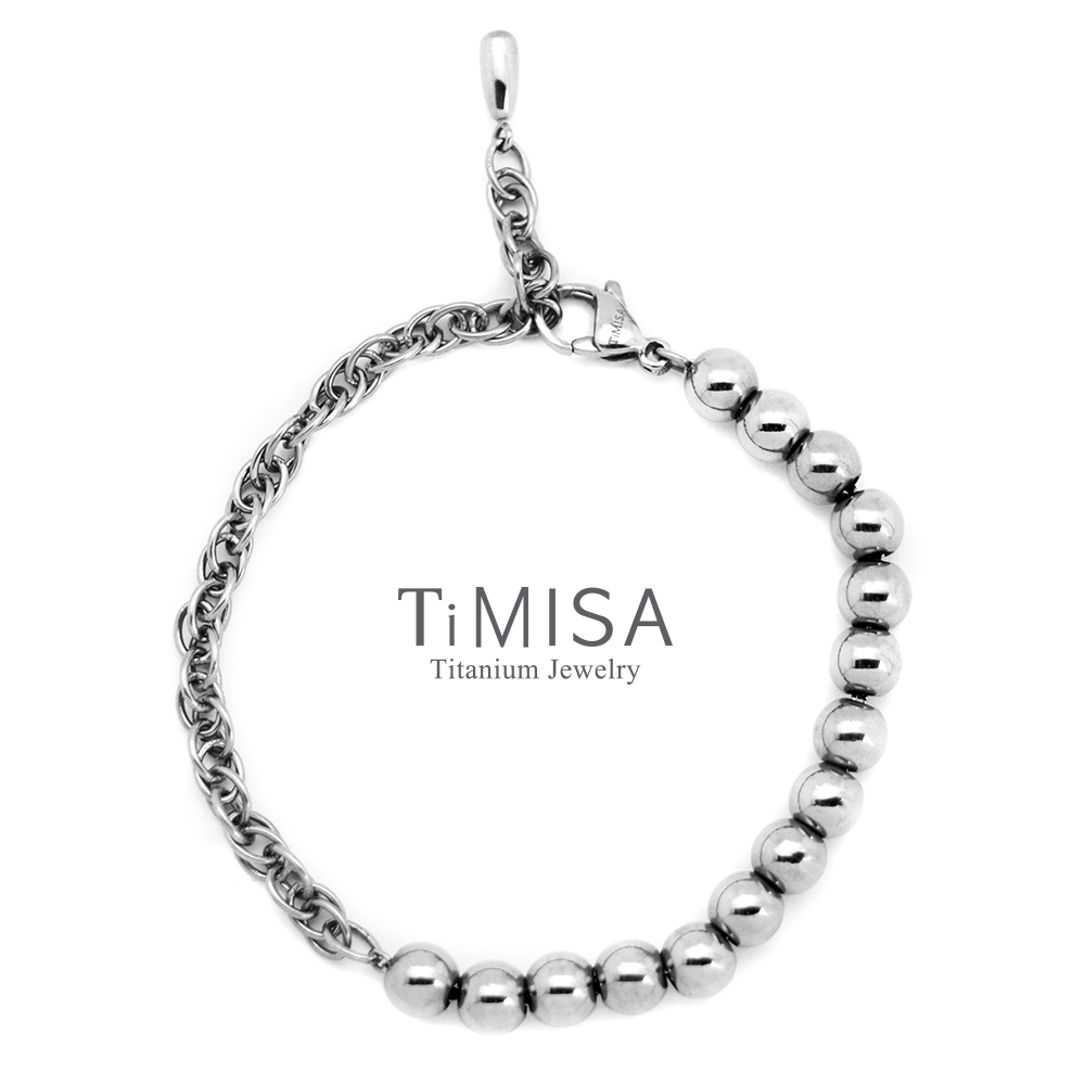 TiMISA 純鈦美學 《珍珠心》純鈦手鍊