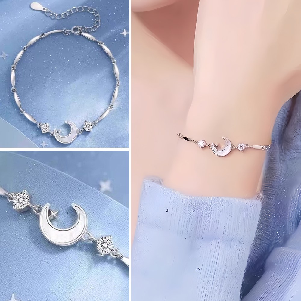 LEESA 凱莉流行商品館 送女友 純銀手鍊 飾品 手鍊 女生手鍊 白貝母手鍊 手飾 配飾 774