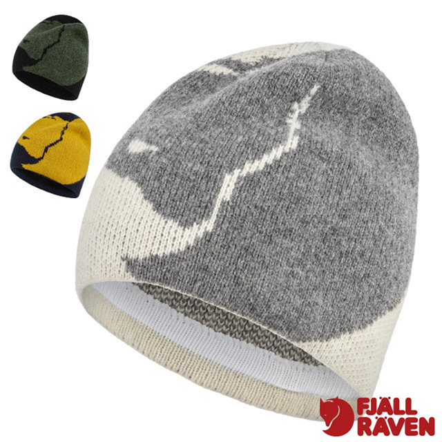 Fjallraven 小狐狸 Bergtagen Jacquard 保暖針織羊毛帽.毛線帽.護耳帽/ F13100259