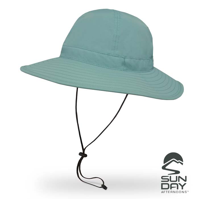 Sunday Afternoons 抗UV輕量透氣寬簷圓盤帽 Voyage Hat(海水藍)_SAS2C02962B-515