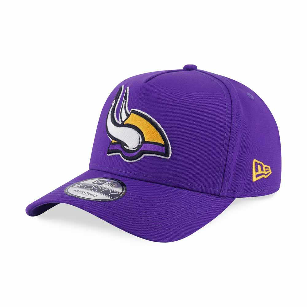 NEW ERA 男女 9FORTY AF 卡車帽 NFL FUN GRAPHIC 明尼蘇達維京人 紫 NE14700511